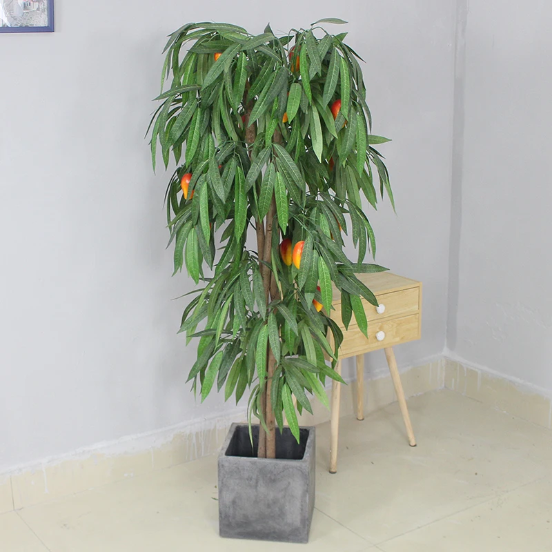 Evergreen Artificial Mango Tree Realistic Artificial Tree Simulation