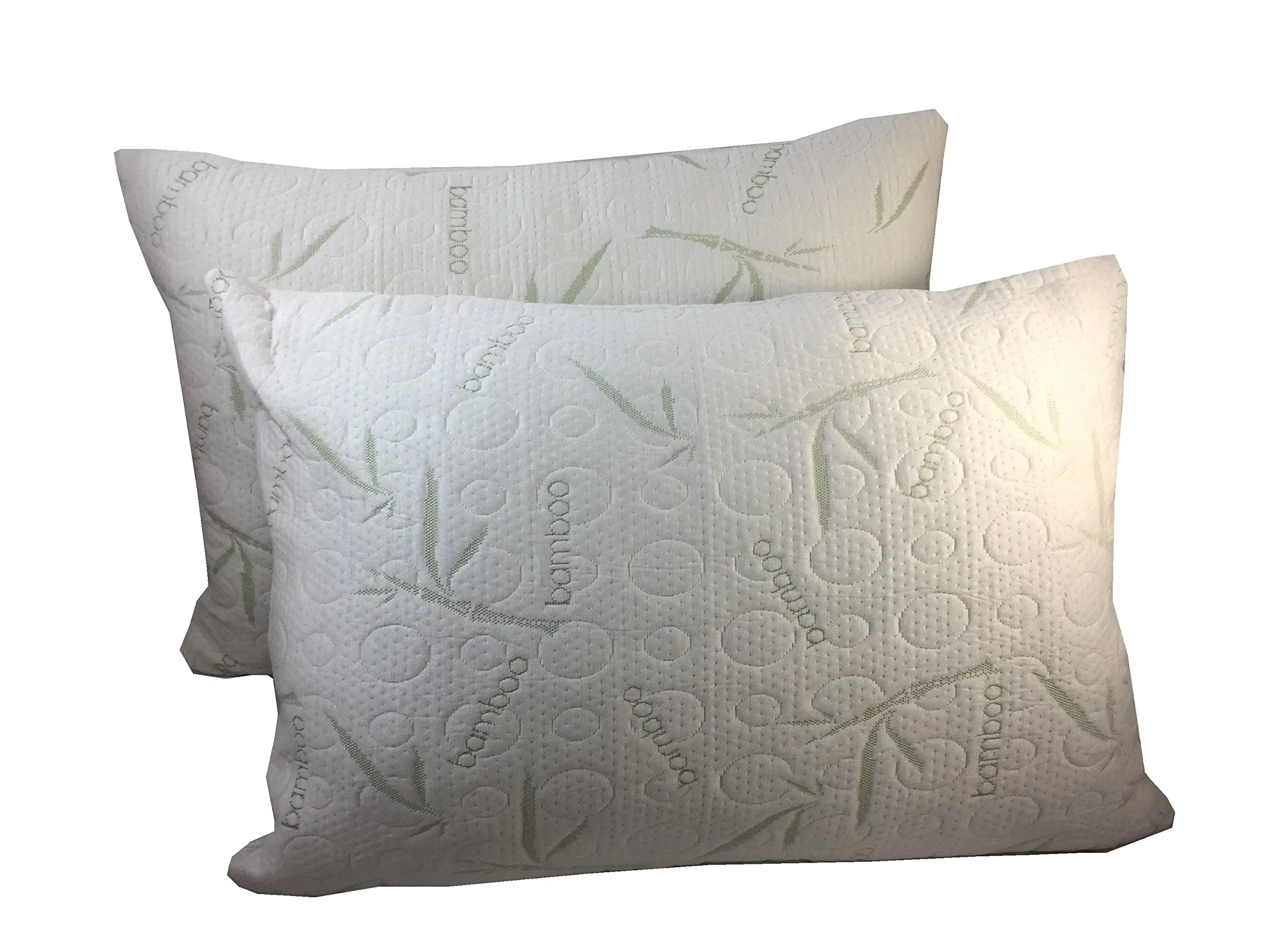 Miracle Bamboo Pillows Memory Foam Pillow, Soft Premium Shredded Memory Foa...