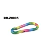 gourd style aluminum snap hooks rainbow color
