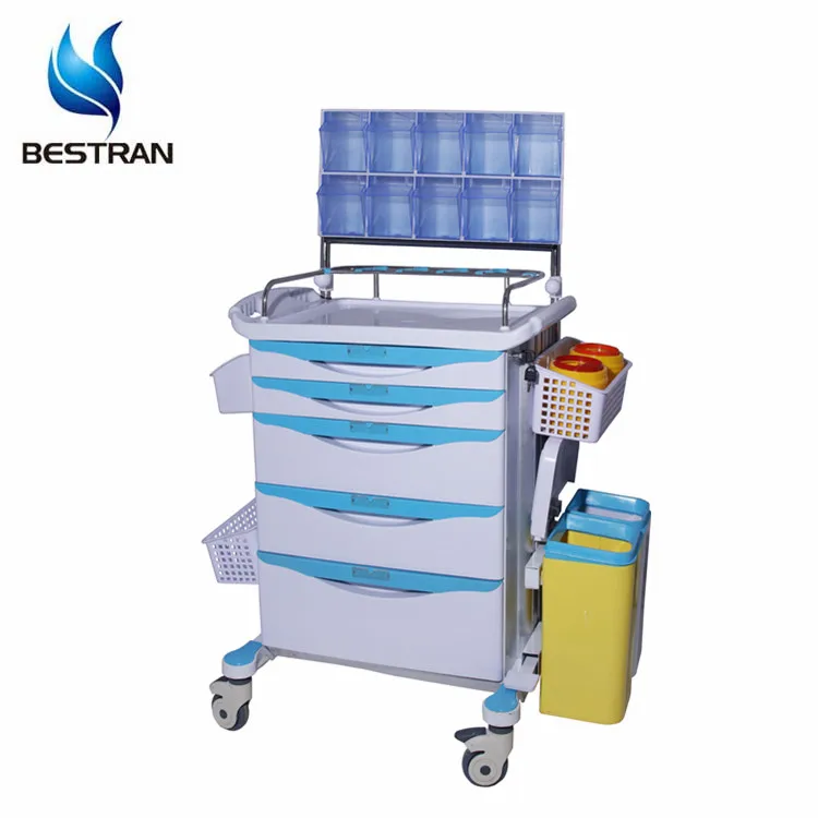 Btay001 Cheap Hospital Medical Abs Plastic Surgical Instrument Cart