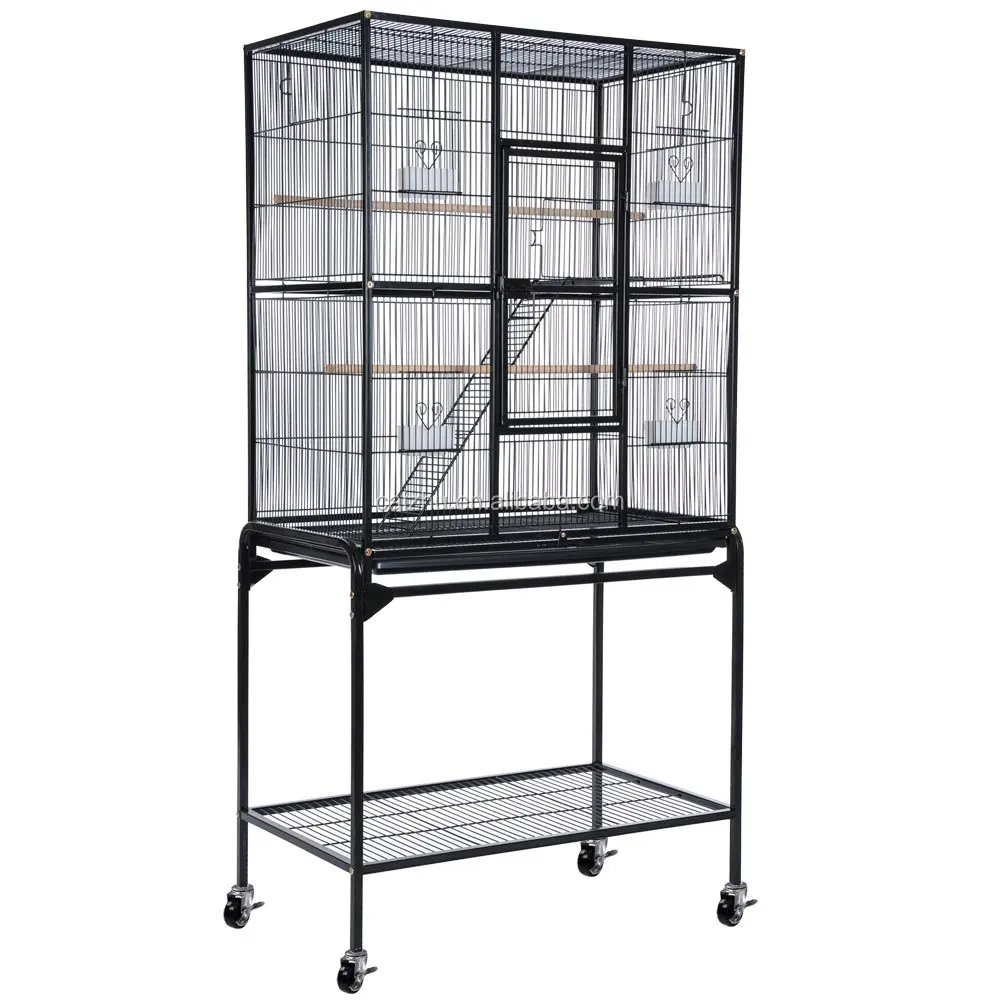 parrot cage with stand