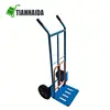 Qingdao Supply Two Wheel Hand Trolley steel Strong Hand Truck with foldable extension nose