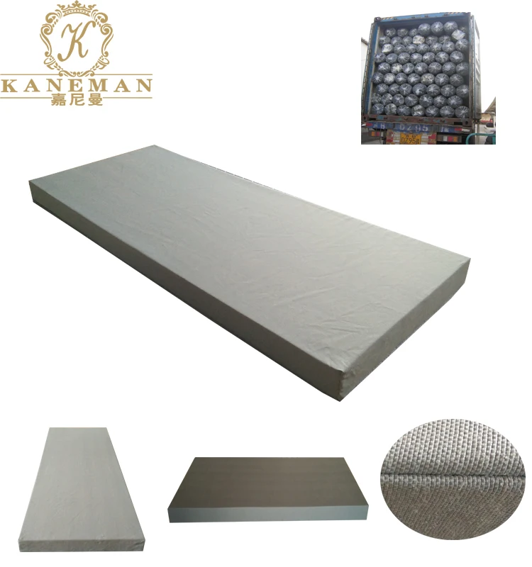 65 Cotton Fabric Fireproof Prison Foam Mattress Compress Rolled In Bag