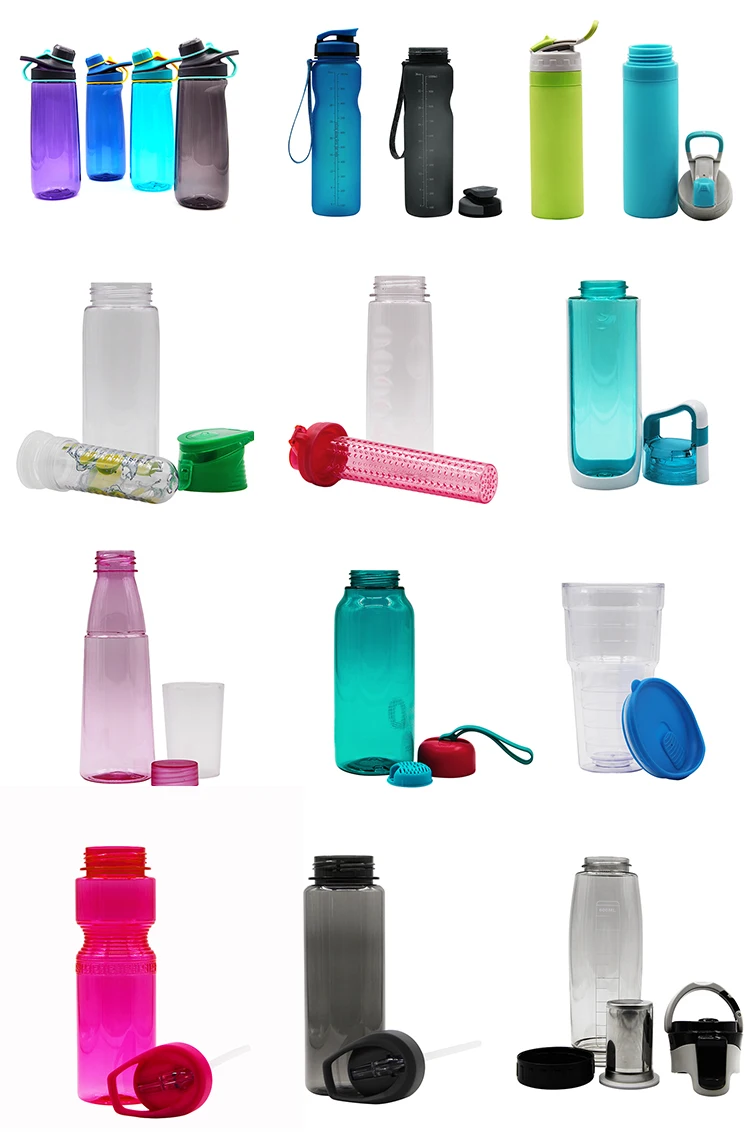 OEM design portable cute food grade safe pp baby plastic water bottle with a pop-up straw