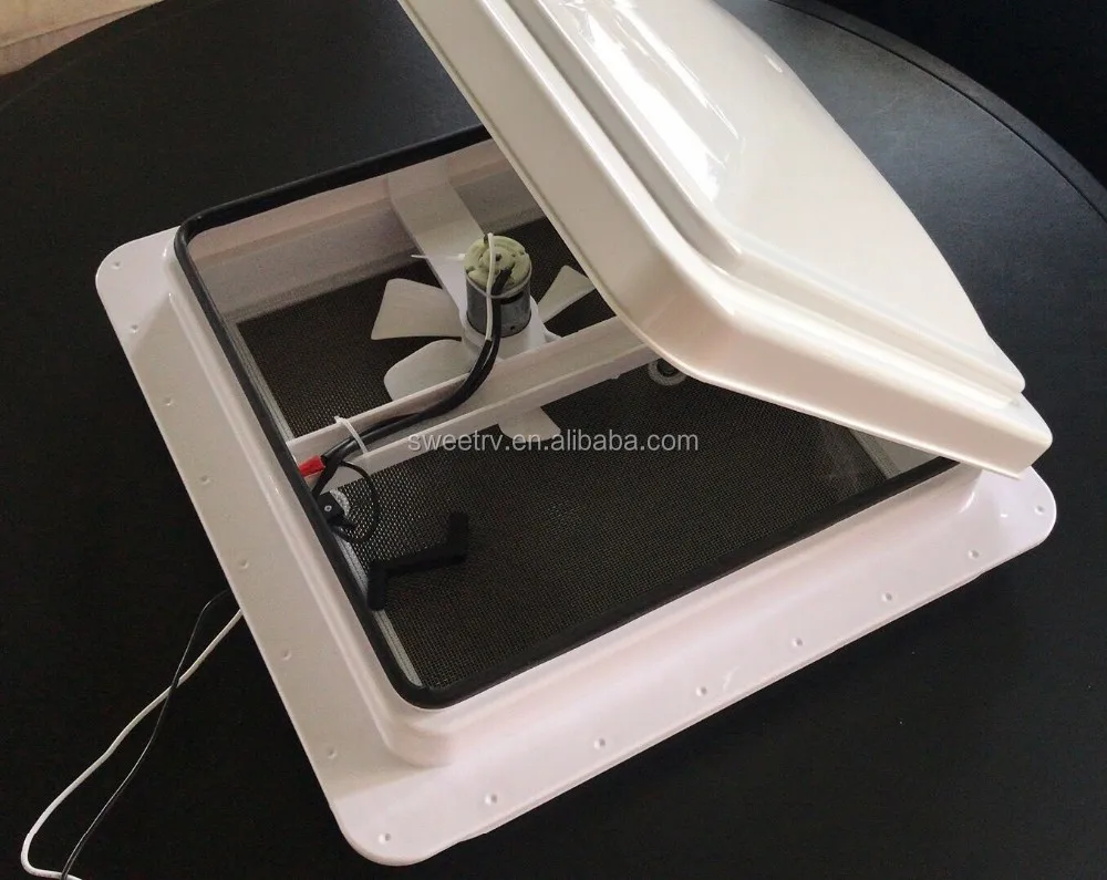 White Rv Motorhome Complete Universal Roof Vent Lid Replacement Trailer