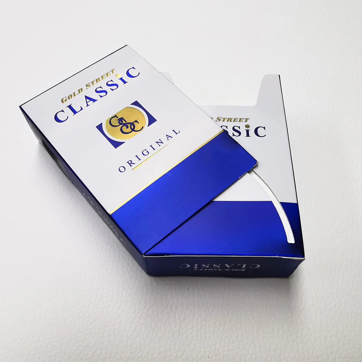 自定义尺寸彩盒印刷持有人纸板盖空香烟包装纸包 vaco paquete de