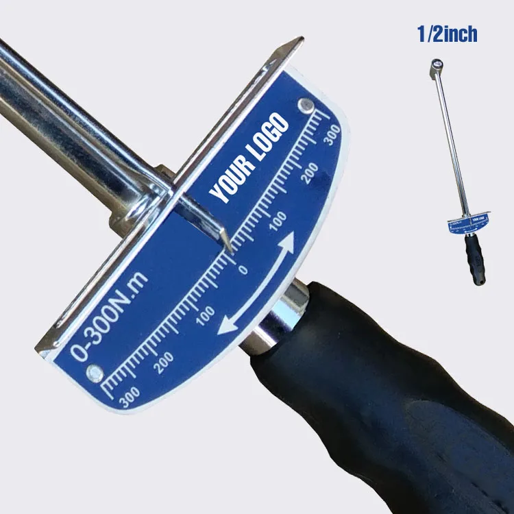 1/2" Dr Needle Torque Wrench/beam Style Torque Wrench Plastic Handle