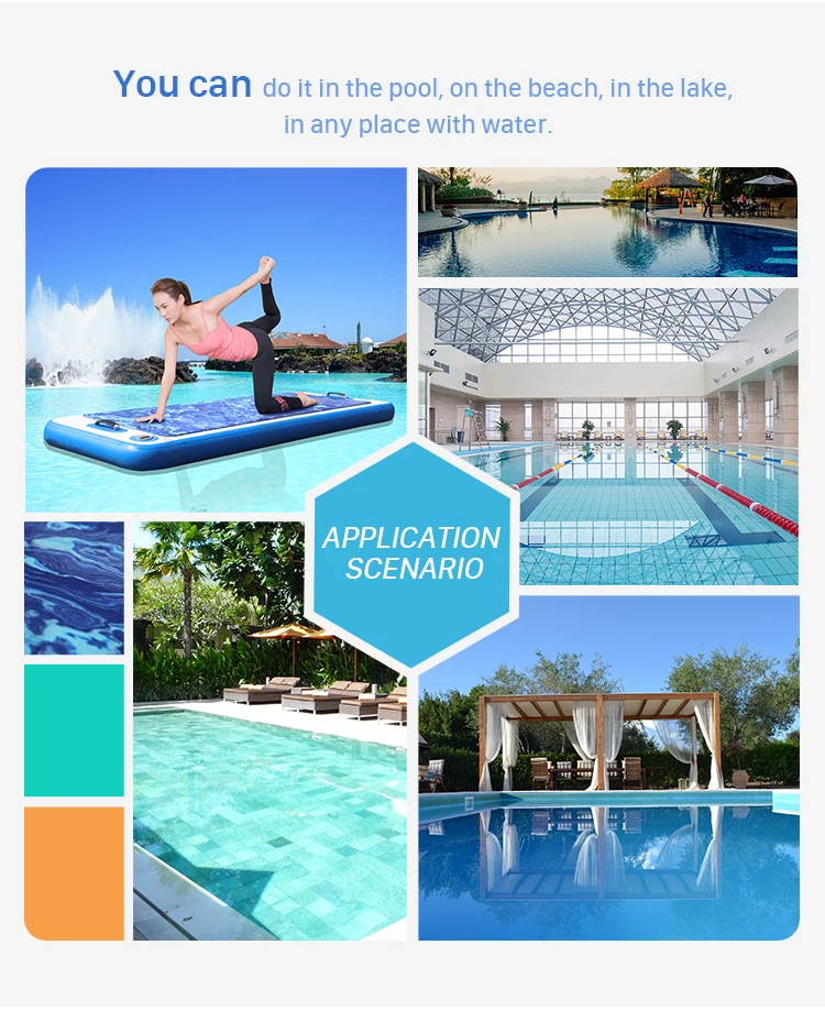 Water Sports Inflatable Floating Yoga Mat Water Gym Mat Buy