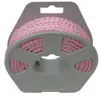 White Pink color 4 mm 8 strand diamond braided dacron Polyester nylon Rope cord