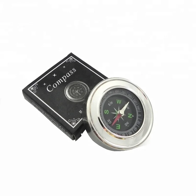 Mini Compass Outdoor Camping Hiking Trekking Metal Stainless Steel