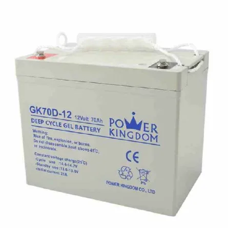 Power Kingdom higher specific energy 12v lead acid battery with good price wind power system