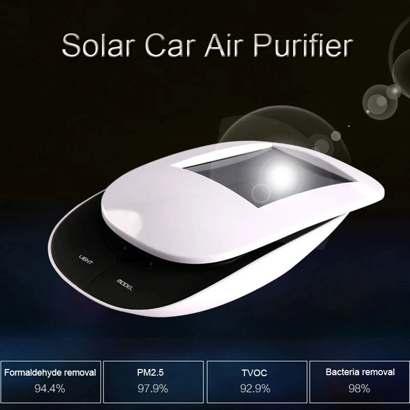 Car Air Purifier Car Electrical Home Usb Charger Hepa Solar Energy Auto