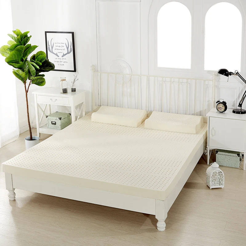 Sleepwell King Size Pure Latex Mattress Natural Topper