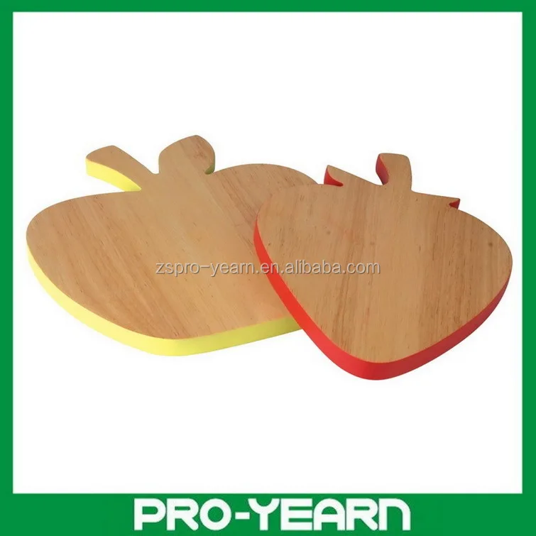 De Bloque De Madera Para Picar Tablero De Corte Con Forma De TABLA CORTAR FORMA FRESA Y MANZANA