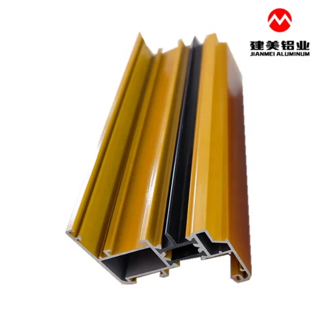 Factory price self-operated aluminum alloy sliding profiles for windows and doors