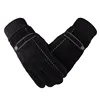 New men real pigskin winter gloves touch screen sports driver men gloves