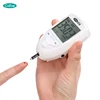 Hot selling three in one blood glucose meter,blood glucose/cholesterol/ uric acid meter with test strips