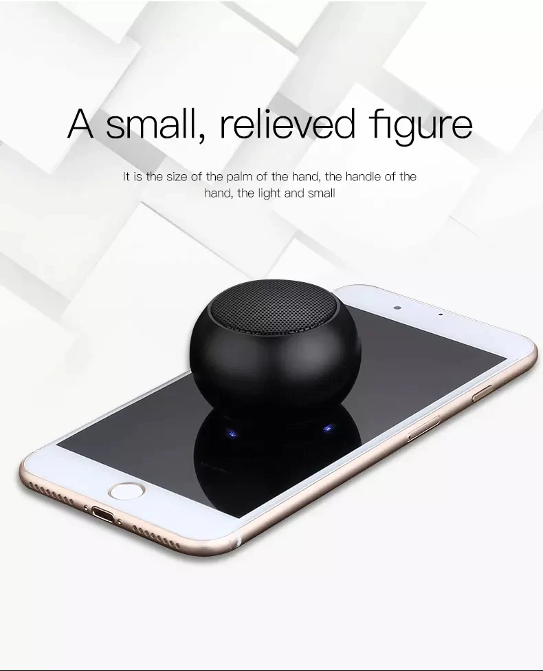 Ekinge Manufacturer Wholesaler Small Portable Metal Bluetooth Speaker - ANKUX.COM