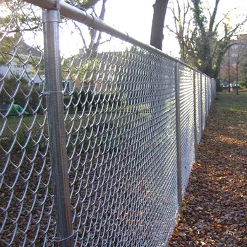 galvanized chain link fence