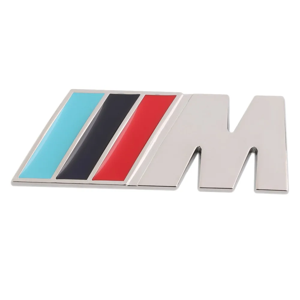 Big Mpower M-tech On Car Trunk Badge Emblem 3d Pure Metal Front Hood ...