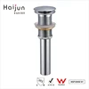 Haijun Latest Products Chrome Plated Bathtub Push Down Water Sink Drain