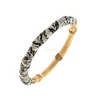 Handmade Wholesale Reptile Print Wire Bamboo Bangle Bracelet