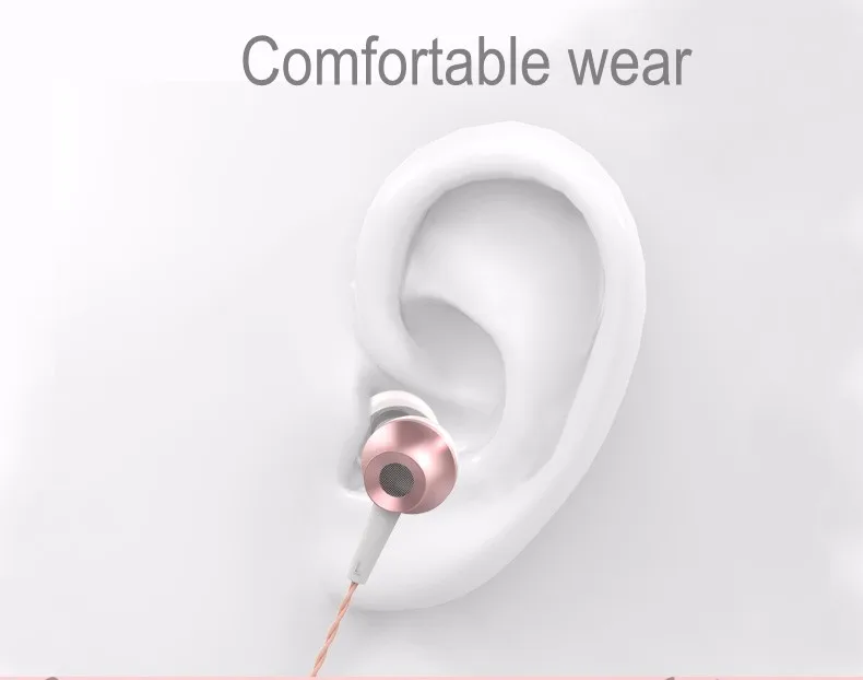 Langston metal stereo wired headset headphones ear phone mobile headsets in ear for iphone for samsung