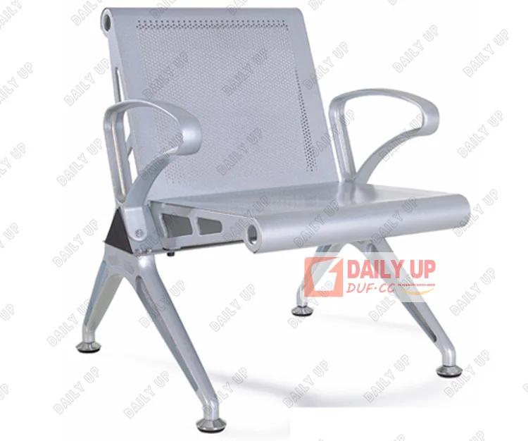 Auditorium Boss Office Chair Modern Waiting Room Furniture Metal Single Seating Reception Chairs