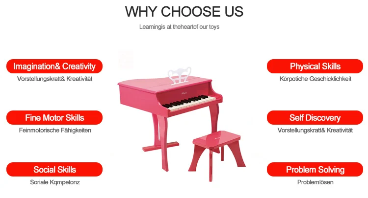 hape wooden piano