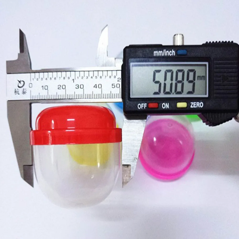 2 Inch(46*50mm) Empty Plastic Gumball Vending Machine Toy Acorn Refill ...