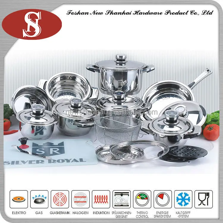 23pcs Italian Stainless Steel Kitchenware And Cookware Buy
