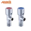 1/2-inch chromed wall mounted toilet water stop 90 degree round handle quick open turbo bathroom triangle valve