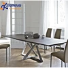 Modern solid wood table furniture and creative of iron frame