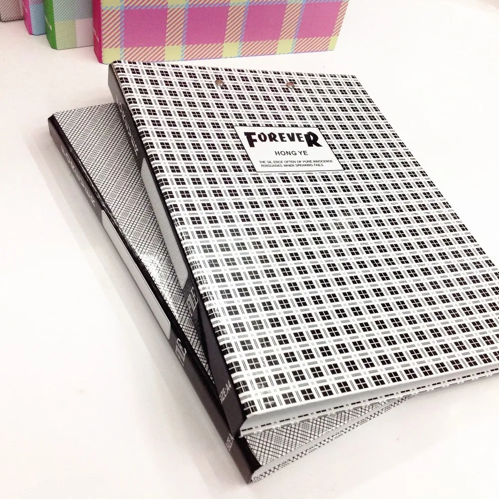 Cardboard Ring Binder With Elastic Band For Closure Buy Ring Binder