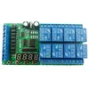 12V 8-channel digital tube multi-function delay LED time timing relay power sequencer motor