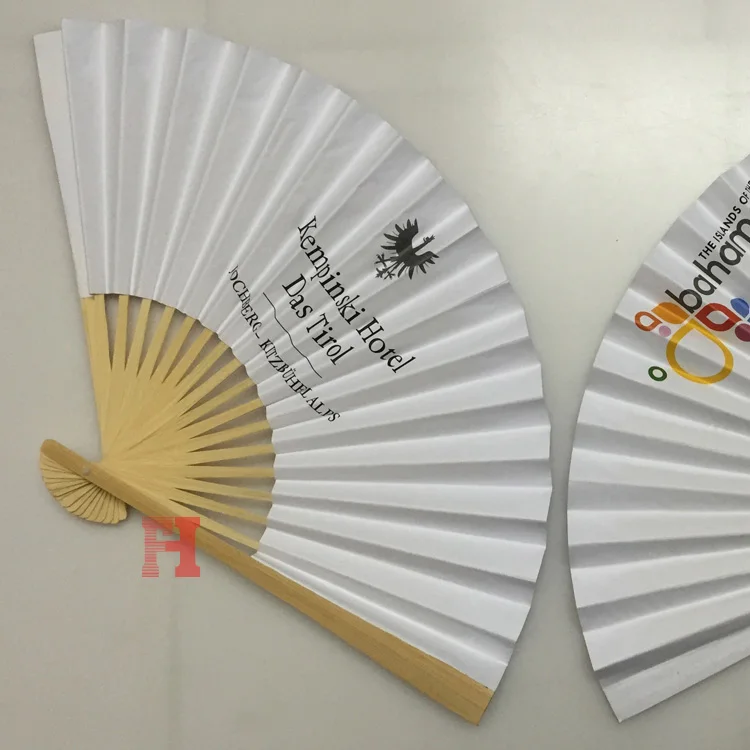Personalized Folding Hand Fan Custom Printed Folding Hand Held Fans