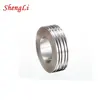 Tungsten carbide wire guide rollers for straightening and flattening wire, wire straightening roll for steel works