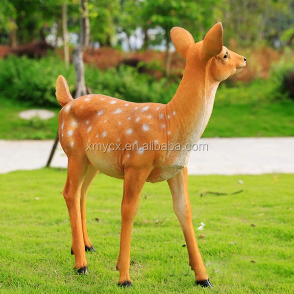 Outdoor Large Animal Sculpture Garden Figurines Of Resin Deer Buy