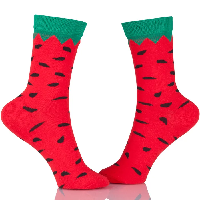 Watermelon Cotton Socks Women High Quality Casual Style Fashion Jacquard Socks