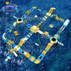 Giant inflatable floated water park, lake inflatable aqua park, water park for beach
