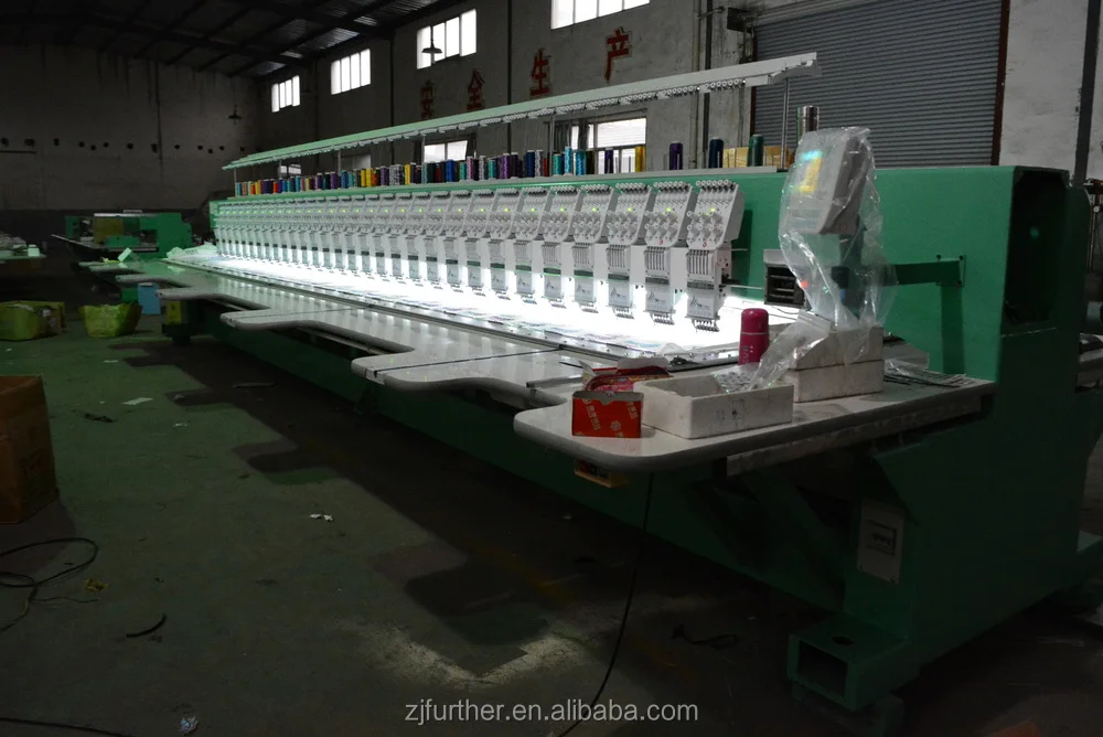 6 Needles Embroidery Machine 30 Heads Embroidery Machine Flat 630 Tri