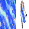 Digital Print Silk Fabric Long Dress textile fabric market
