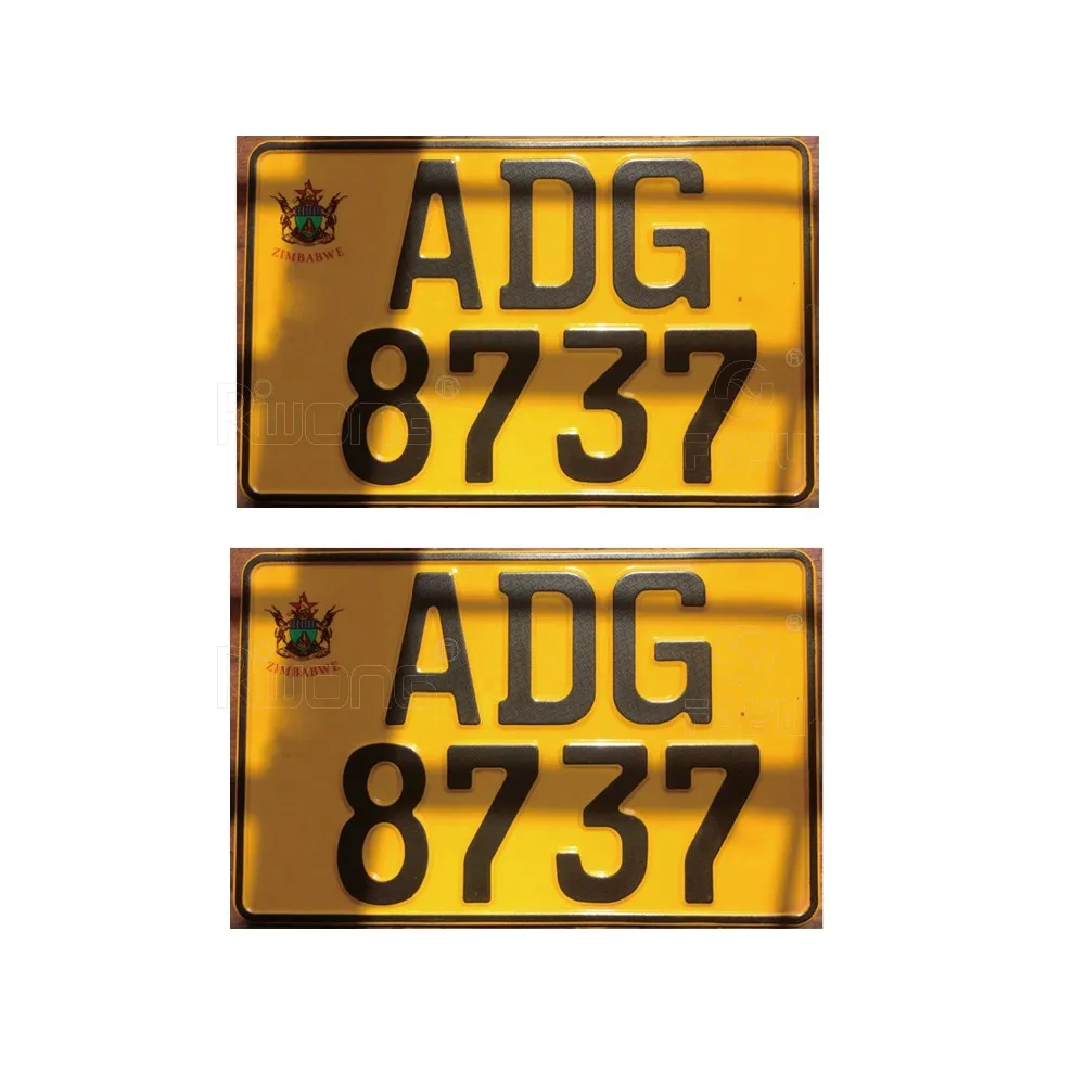 Number Plates Price In Zimbabwe