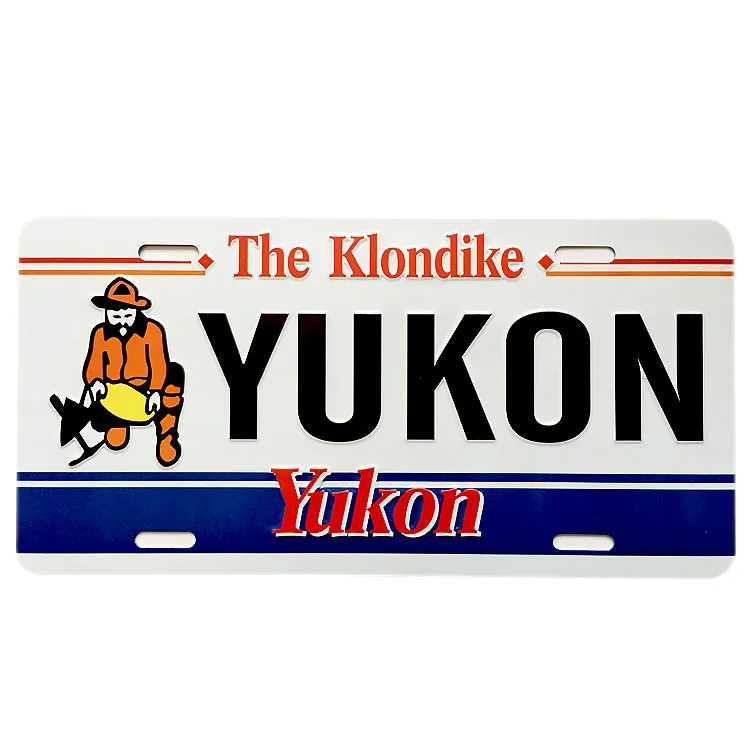 High Quality Custom Design Bicycle License Plate Embossed Bike Number