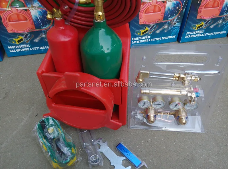 Gas Cylinder Welding Cutting Kit / Welding Kit Oxygen Acetylene Tanks