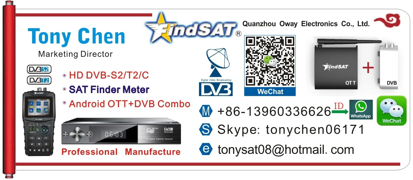 Tony's New Name Card