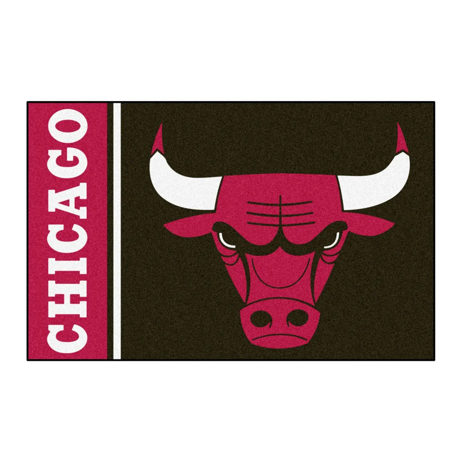Kitchen Fanmats Chicago Bulls 30x54 Basketball Court Carpet Runner Rug