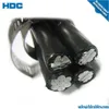 transformer cable ABC cable AAC conductor 1/0awg 2awg 16mm2 25mm2 Black XLPE insulation Overhead cable