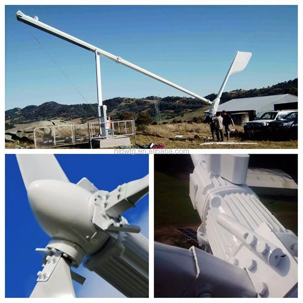 variable pitch wind turbine 5kw