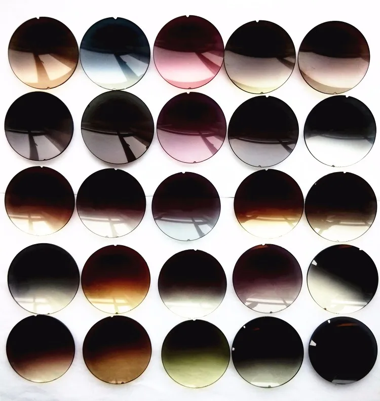 Sunglasses Lenses Cr39 Uv400 Tinted Colors Lens Gradient Brown Buy Sunglasses Lenses,Tinted